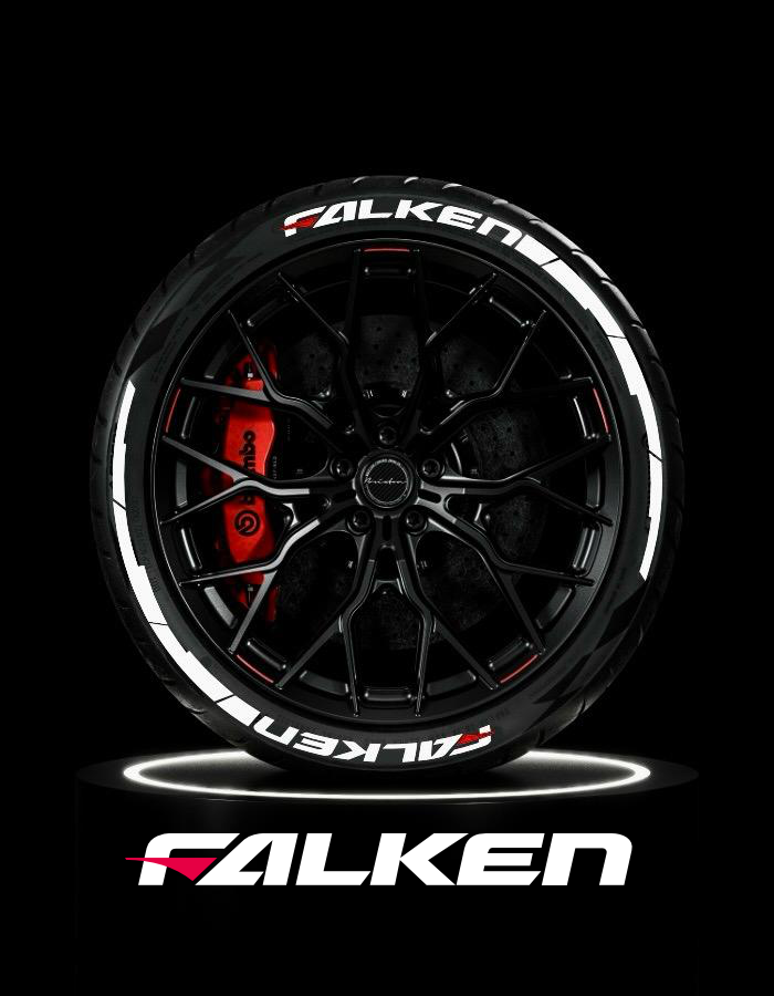 Falken mit Blockwings im Komplett Set Inkl. Primer und Tire Cleaner-Version 2025