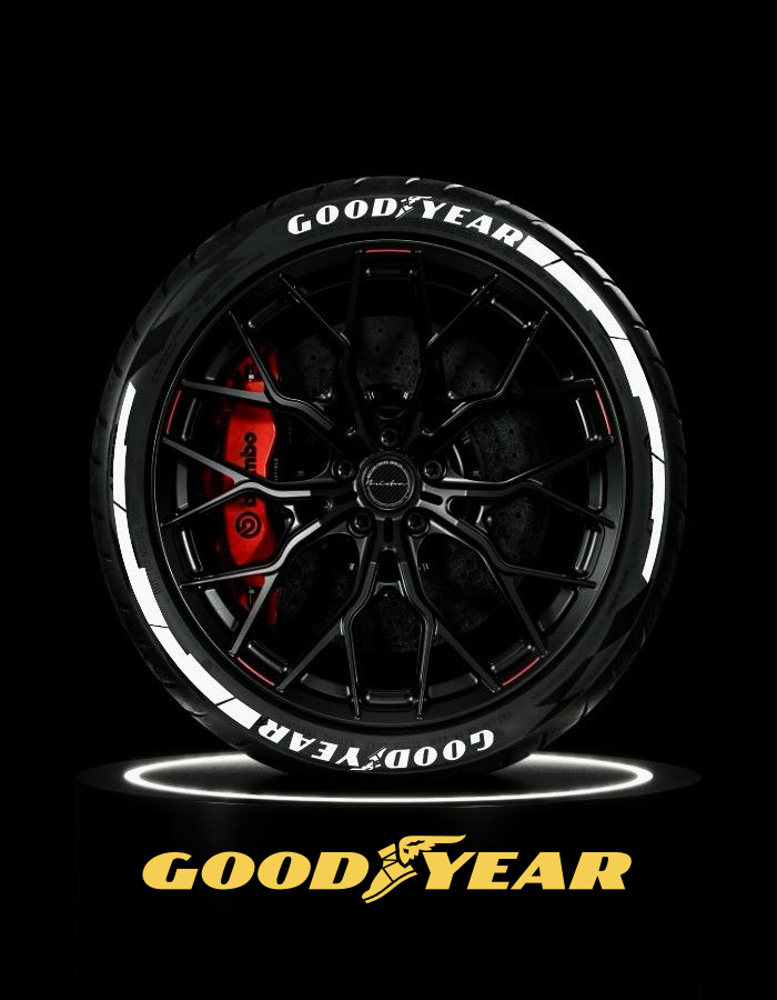 Good Year mit Blockwings im Komplett Set Inkl. Primer und Tire Cleaner-Version 2025