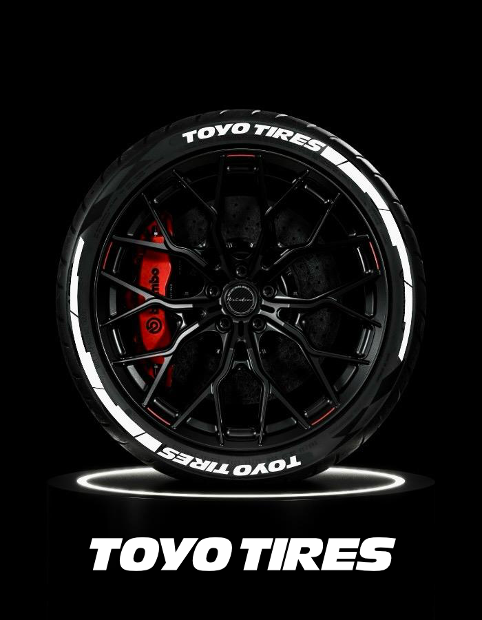 Toyo Tires mit Blockwings im Komplett Set Inkl. Primer und Tire Cleaner-Version 2025