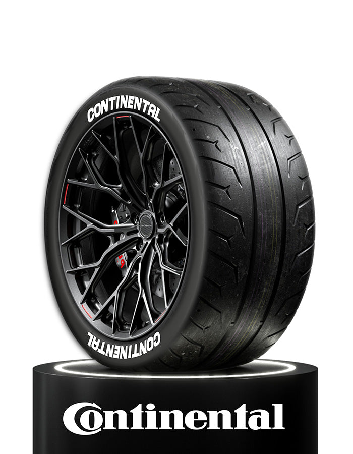 Continental Reifensticker - selbstklebend - Höhe 20mm Inkl. Primer und Tire Cleaner-Version 2025