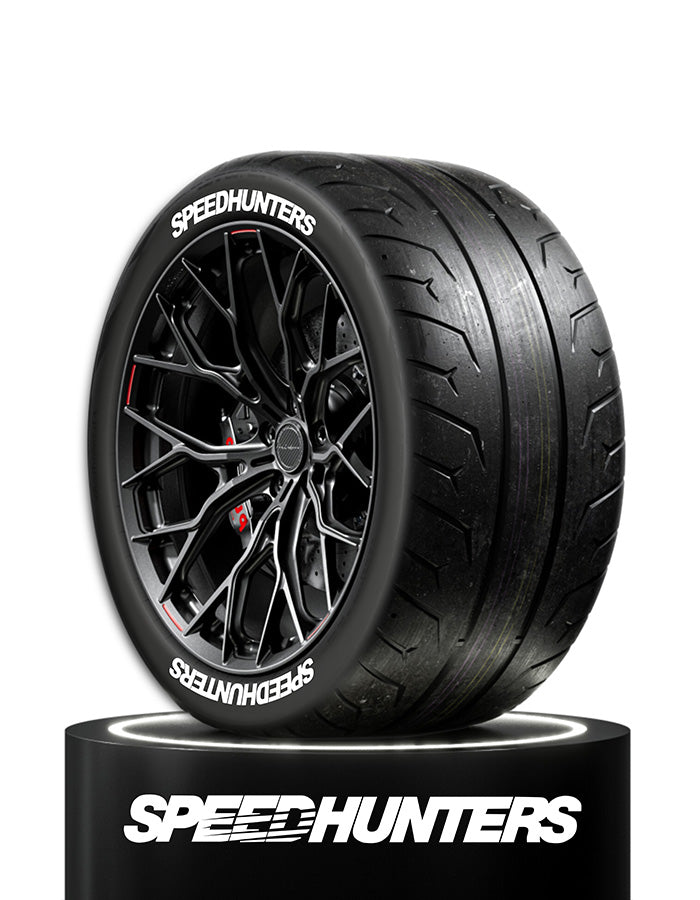 Speedhunters Reifensticker - selbstklebend - Höhe 20mm Inkl. Primer und Tire Cleaner-Version 2025