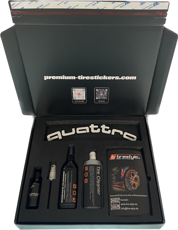 Quattro tire stickers - Basic